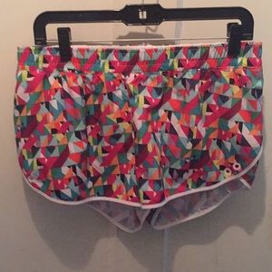 Fabletics multi color running shorts